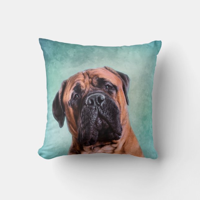 Coussin Chien de Bullmastiff (Recto)