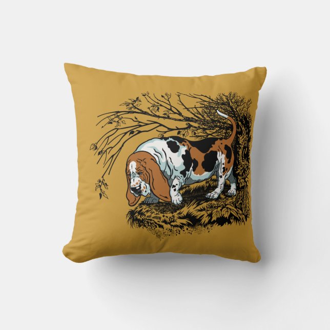 Coussin chien de chasse (Recto)