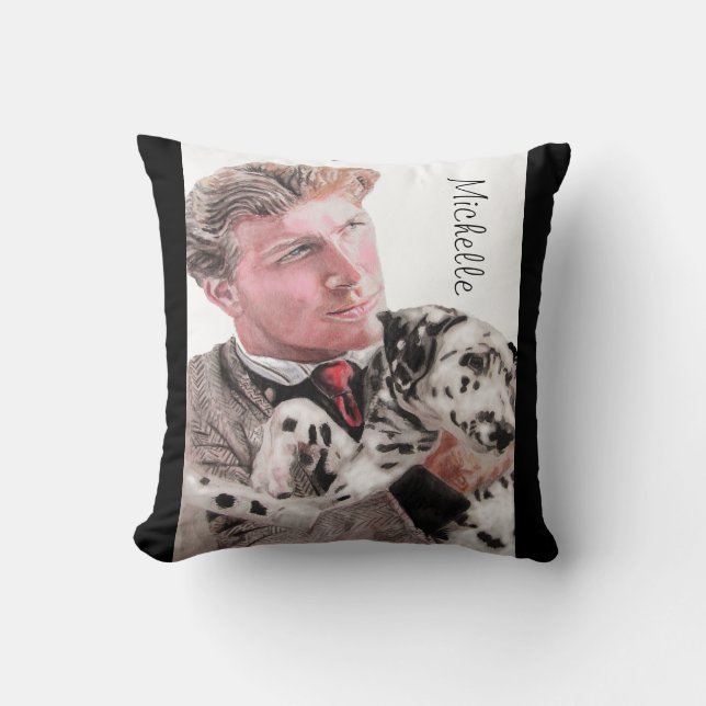 Coussin Chien de Dalmatie Chien mignon Animal Nom Pot Cush (Recto)