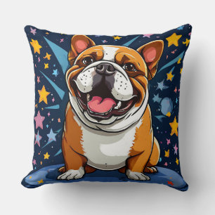 Coussin Chien de dessin animé mignon