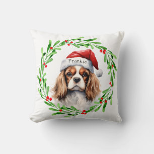 Coussin Chien de Noël Cavalier King Charles Spaniel Animal