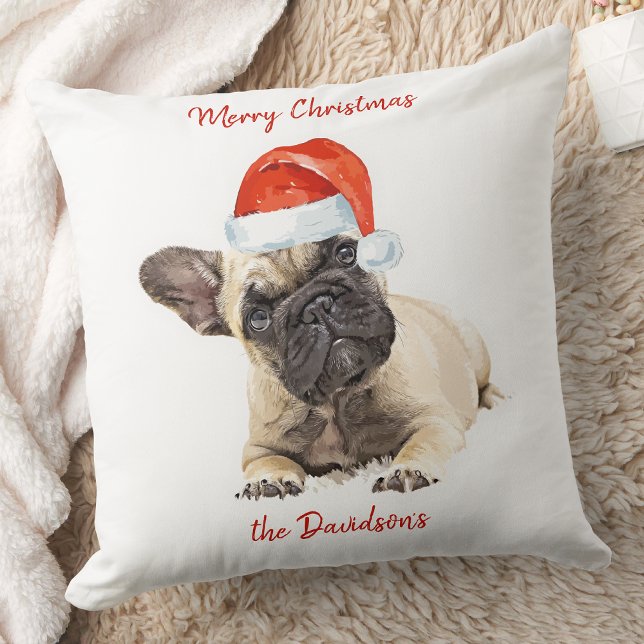 Coussin Chien de Noël Chien de Noël Chien de Chien (Créateur téléchargé)