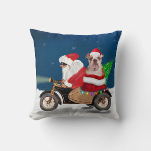 Coussin Chien de Noël de Noël