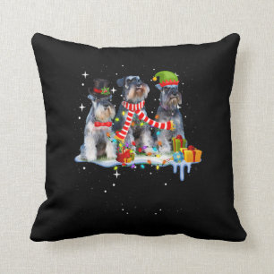 Coussin chien de Noël de petite taille
