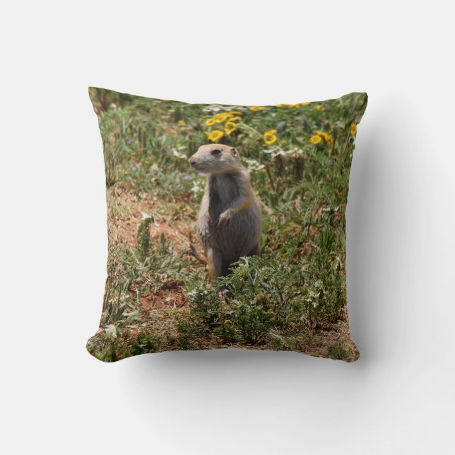 Coussin Chien de Prairie Solo (Recto)