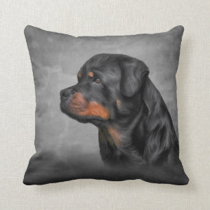 Coussin Chien de Rottweeter