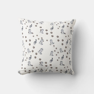 Coussin Chien de Sibérie Husky Mignon Toutou Animal de Com