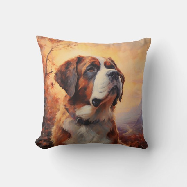 Coussin Chien de St. Bernard (Recto)