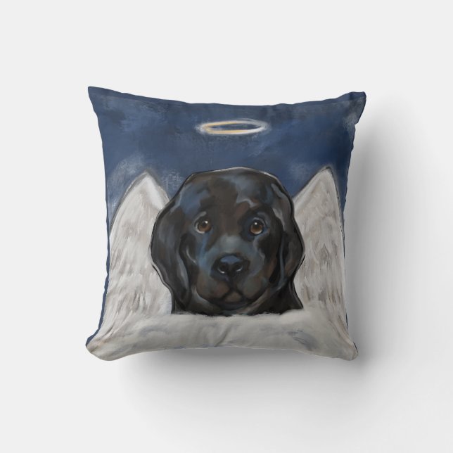Coussin Chien de Terre-Neuve (Recto)