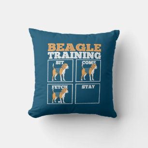 Coussin Chien d'entraînement beagle