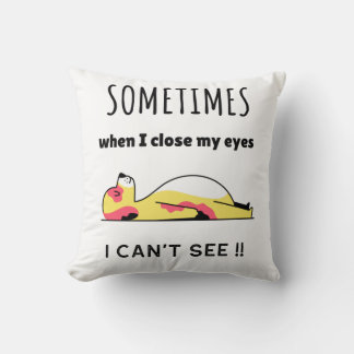 Coussin Chien drôle