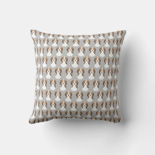 Coussin Chien gris mignon bébé motif