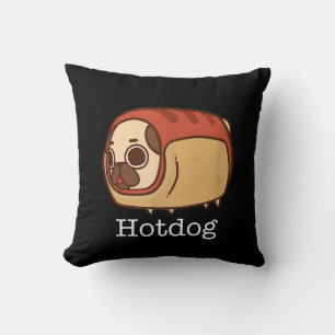 Coussin chien mignon Beau Amoureux des chiens Carlin