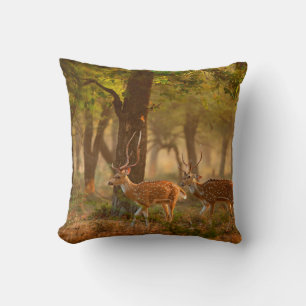 Coussin Chien ou cheetal, axe Axe, cerfs tachetés ou axi