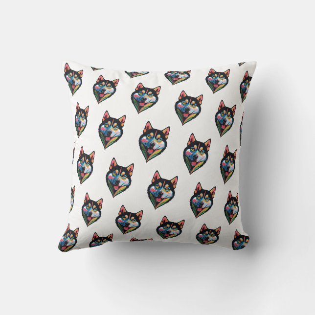 Coussin Chien Pop Art (Verso)