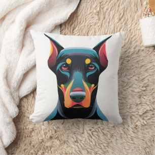 Coussin Chien Pop Art