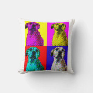 Coussin chien pop art Thaillow Pillow