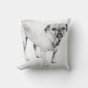 Coussin Chien Réaliste Ombré Apporte Confort Apaisant à la