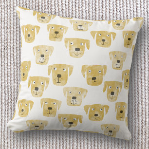 Coussin Chien Retriever Labrador Doré
