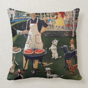 Coussin Chiens chauds