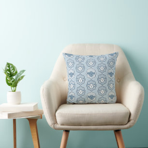 Coussin Chiens de comptage - bleu