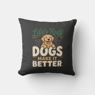 Coussin Chiens drôles rendent mieux