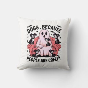 Coussin Chiens Parce Que Les Gens Sont Déplaisants, Drôle 