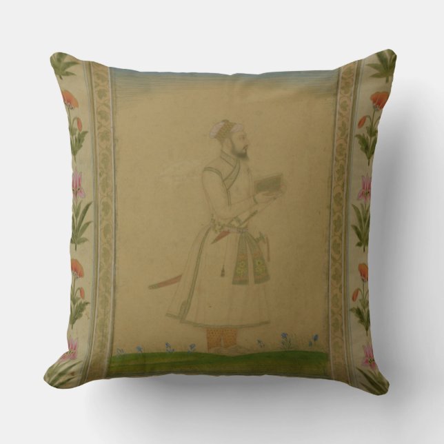 Coussin Chiffre debout d'un noble, participation un livre, (Recto)