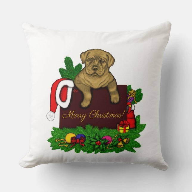 Coussin Chiffre XMas (Recto)