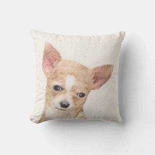 Coussin Chihuahua Peinture - Cute Original Chien Art