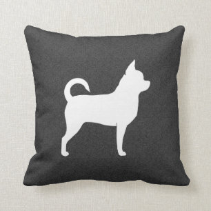 Coussin Chihuahua Silhouette