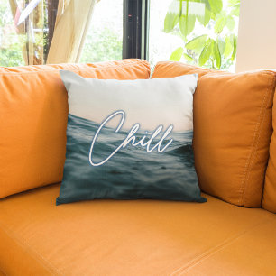 Coussin Chill Beach House Ocean Wave