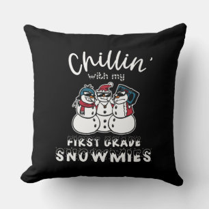 Coussin Chillin' avec mes neiges de première qualité