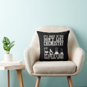 Coussin Chimie de sarcasme Guillemets chimistes