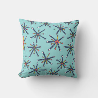 Coussin Chimie Molecule Rétro Moderne Motif Abstrait