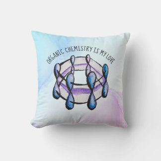 Coussin Chimie organique de la molécule de benzène