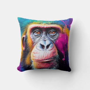 Coussin Chimpanzé Ape Animal Discovery Adventure Nature