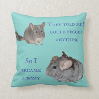 Coussin Chinchilla devient poney