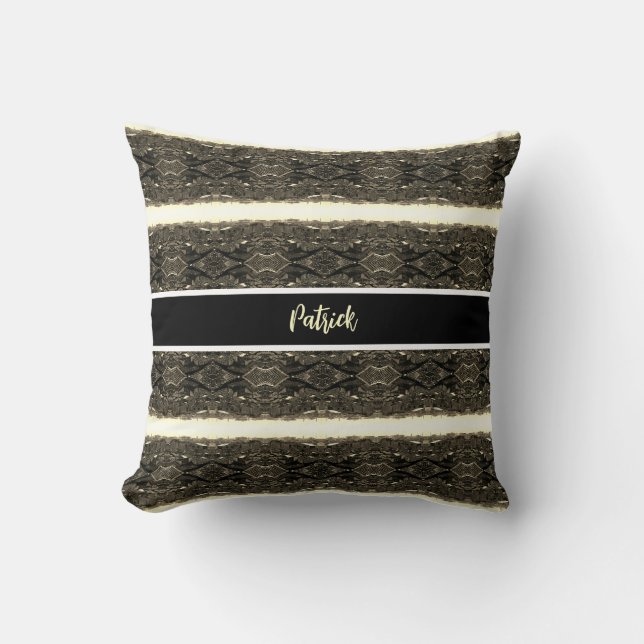 Coussin Chine Ancienne ville de Canton (Recto)