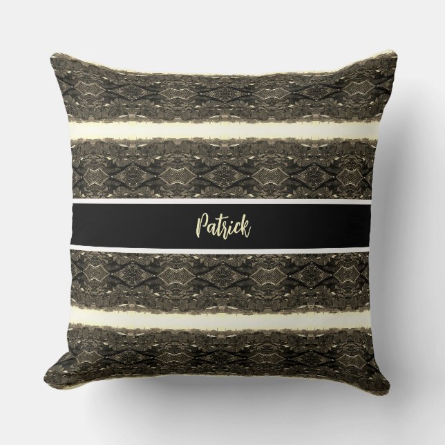 Coussin Chine Ancienne ville de Canton (Recto)