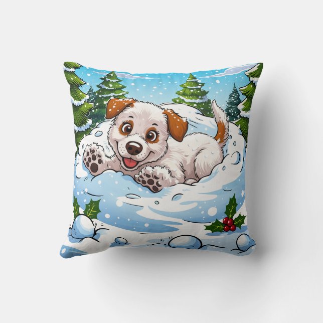Coussin chiot (Verso)