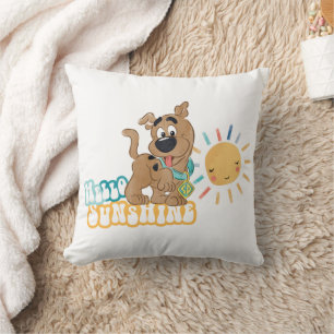 Coussin Chiot Scooby-Doo "Bonjour soleil"