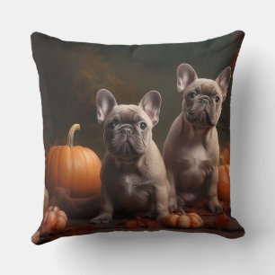 Coussin Chiots Bouledogue Français Délice d'Automne Citrou