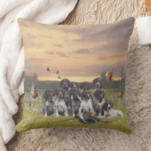 Coussin Chiots pointeurs germains