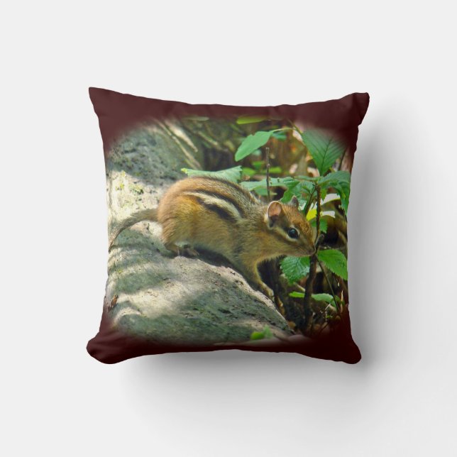 Coussin Chipmunk oriental - Tamias (Recto)