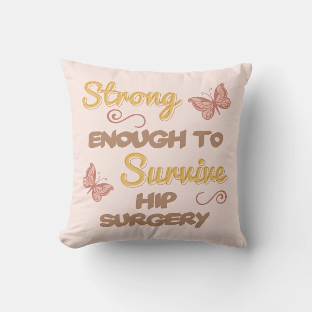 Coussin Chirurgie de la hanche féminine (Recto)
