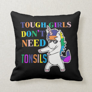 Coussin Chirurgie d'enlèvement de tonsil cute Récupération