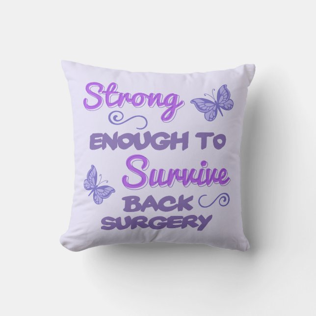 Coussin Chirurgie sur le dos des femmes (Recto)