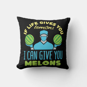 Coussin Chirurgien Plastique Drôle Si La Vie Vous Donne De