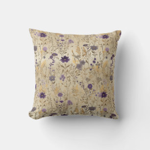 Coussin Chiyogami fleur sauvage
